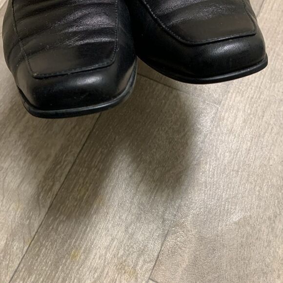 Etienne Aigner Painter Heeled Leather‎ Work Casual Slip On Loafers Shoes - Picture 4 of 8